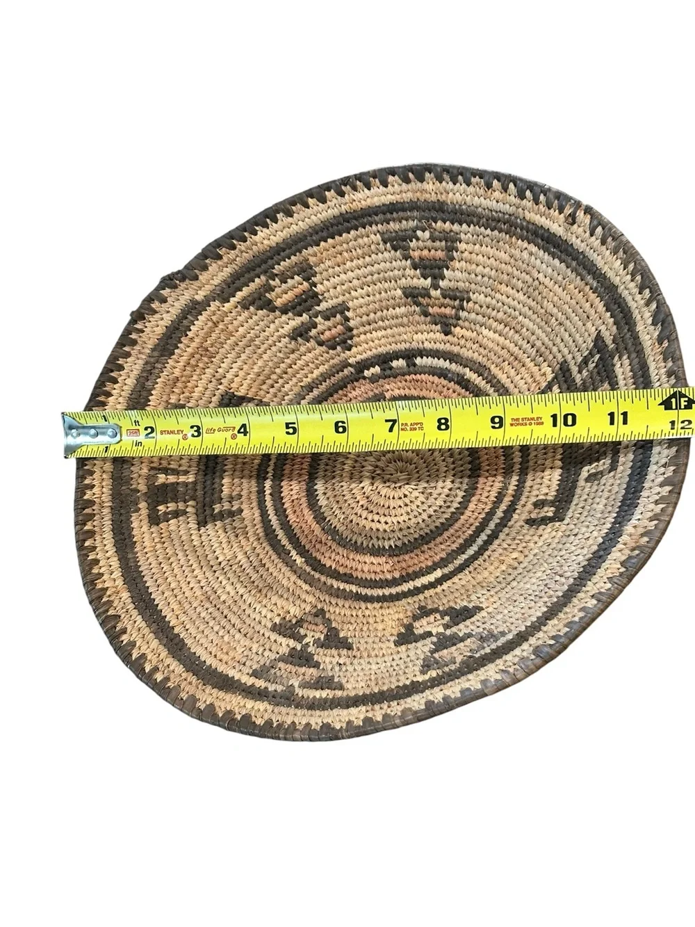 Vintage African Hausa Basket Tray 12